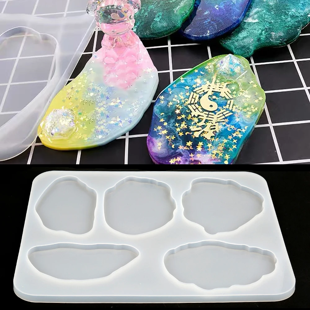 

Silicone Casting Mold DIY Silicone Making Epoxy Mould Silicone Epoxy Jewelry Pendant Agate Making Mould Tool Home DIY Accessory