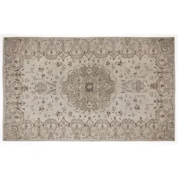 

Handmade Beige Vintage English English Area Rug 177x291 Cm-5'10''X9'7''