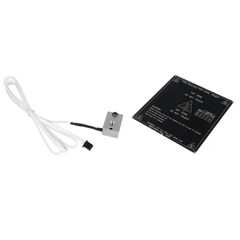 

2 Pcs 3D Printer Parts: 1 Pcs HT-NTC100K Thermistor Temperature Sensor for High Temperature Filament & M MK3 Aluminum Board PC