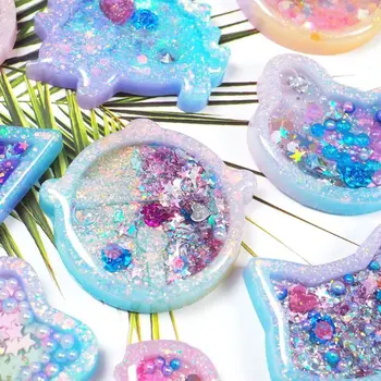 

Quicksand Mould Ice Cream Cat Claw Drink Cup Shape DIY Handmade Epoxy Mold
