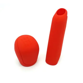 

New Car Silicone Gear Shift Knob Rod Cover Parking Car Hand Brake Grip Protective Cover Case Decoration Styler