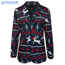 JAYCOSIN мужская одежда Зимний Рождественский костюм куртки с длинным рукавом пальто модные повседневные мужские свадебные костюмы Блейзер Homme 1125