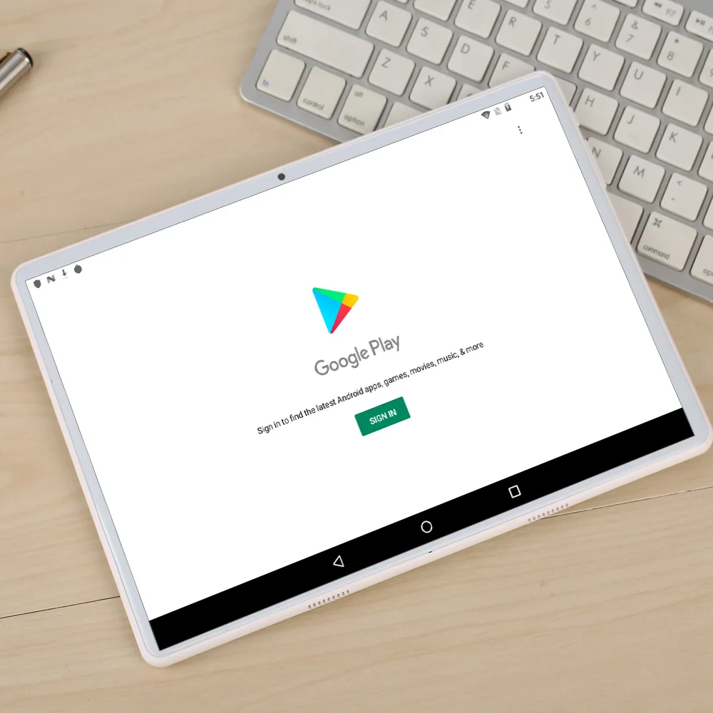 2.5D Закаленное стекло 10,1 дюймов планшетный ПК 4G/3G Телефонный звонок Android 9,0 десять ядер 8 ГБ/128 Гб Wi-Fi Bluetooth 8,0 МП Поддержка планшетного ПК