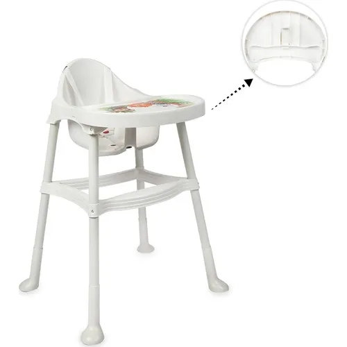High Chair Baby Girls Boys Child Feeding Table Chair Child safety Arched Tray Nonskid Flip Walker-Like