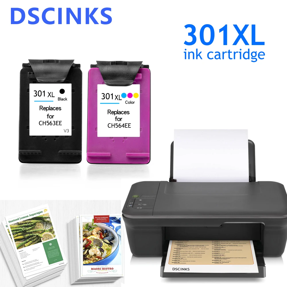 100% working For hp 301 for 301xl Compatible ink Cartridge DeskJet 1050 2050 3050 2150 1510 2540 1000 3000 3054 Envy 4500 | Компьютеры и