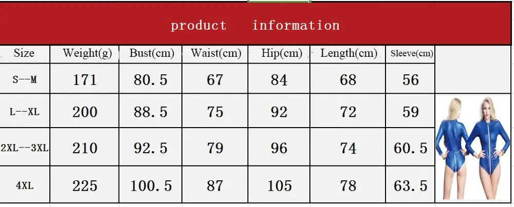 Women Plus Size S-4XL Faux PU Leather Catsuit Soft Canvas Latex Bodysuit Open Crotch Jumpsuit Latex Night Club Zipper Lingerie