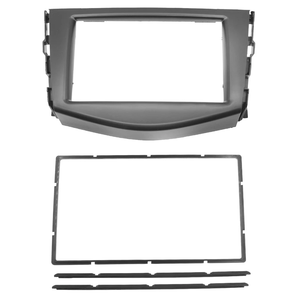 Двойная Din панель Fascia Для Toyota RAV4 2006-2012 радио DVD стереопанель монтаж приборной
