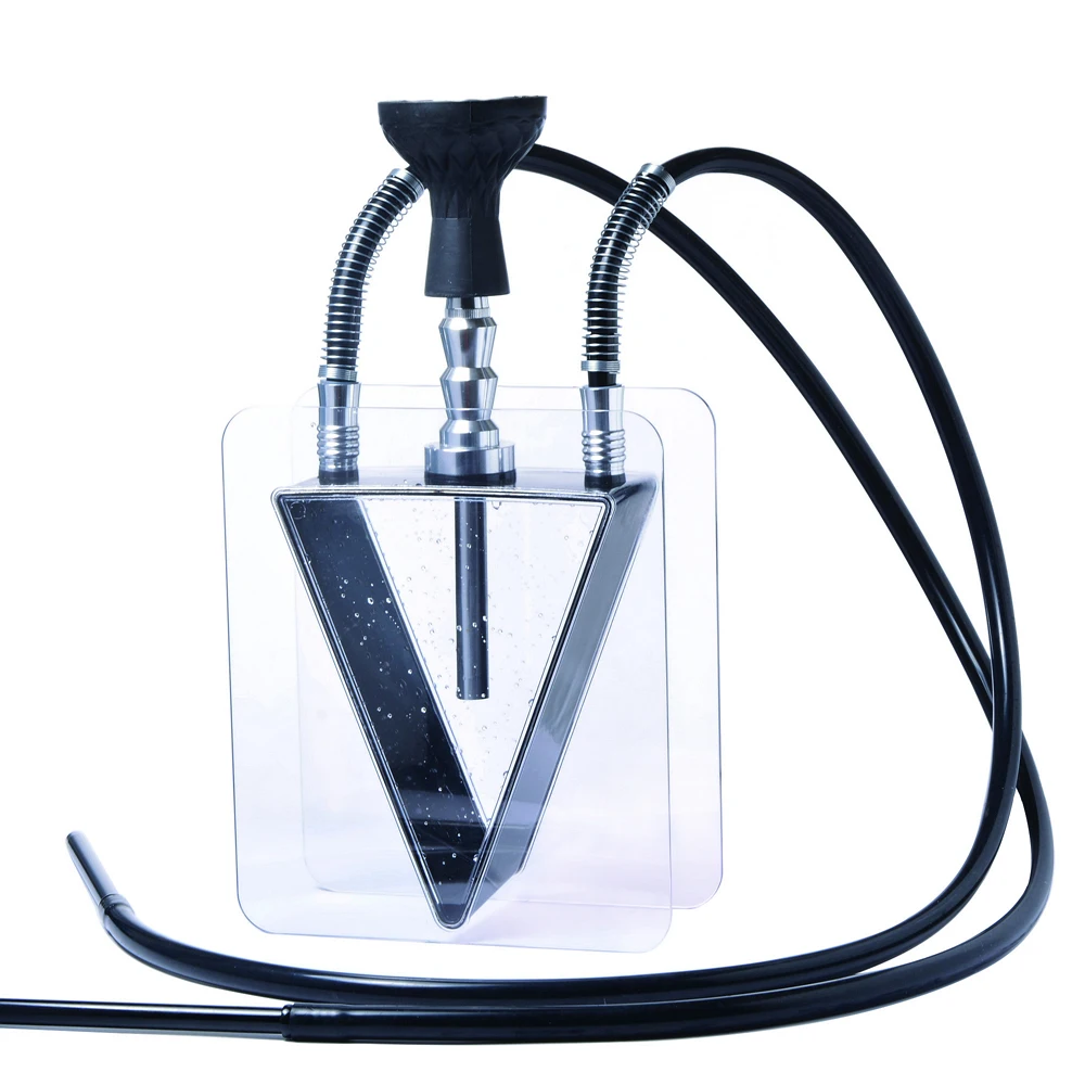 

Acrylic Hookah Double Tube Hookah Parts Silicone Bowl Hose Spring Charcoal Chicha Narguile Accessories Pipe Smoking Birthday Gif