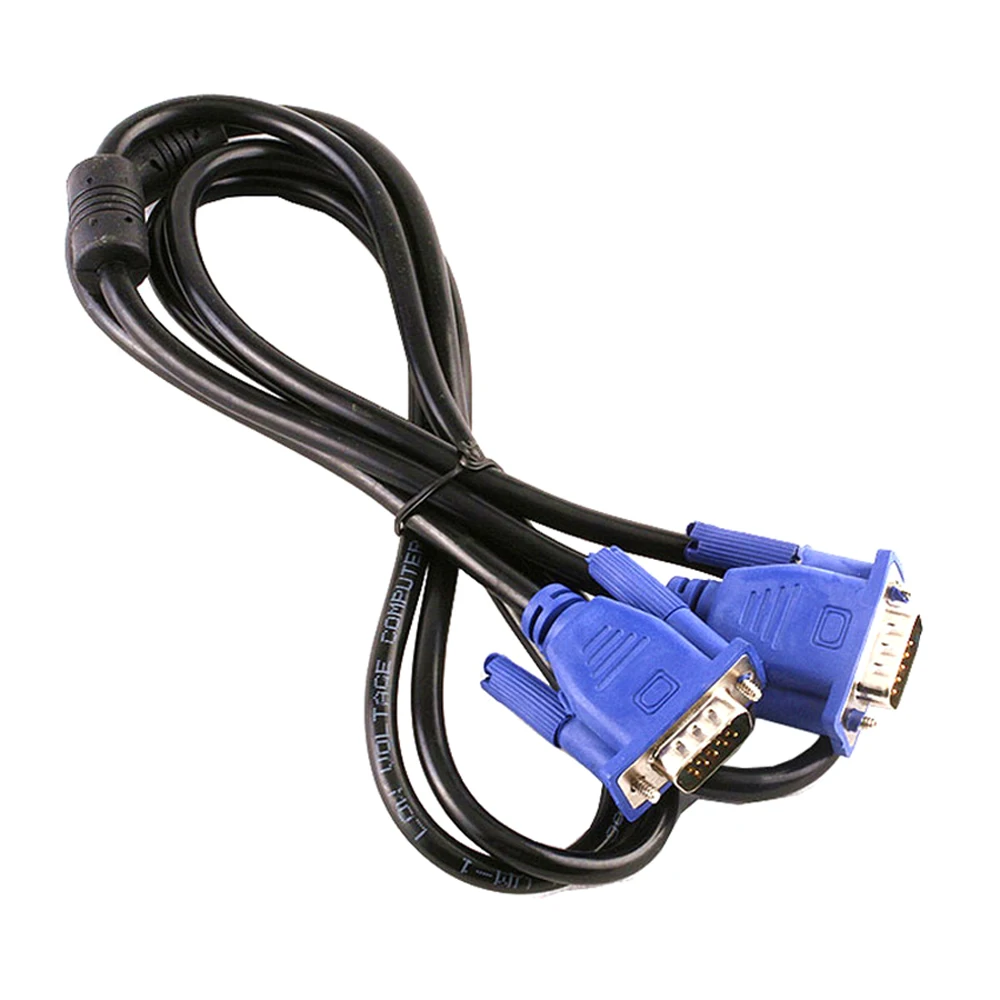 100 шт новые монитора компьютера к VGA Кабель VGA с HDB15 к HDB15 VGA HD cabler для ПК ТВ адаптер конвертер