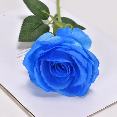 5PCS Artificial Rose Bouquet Decoration Silk Rose Flower Bride Wedding Family Party Decoration Wedding Supplies