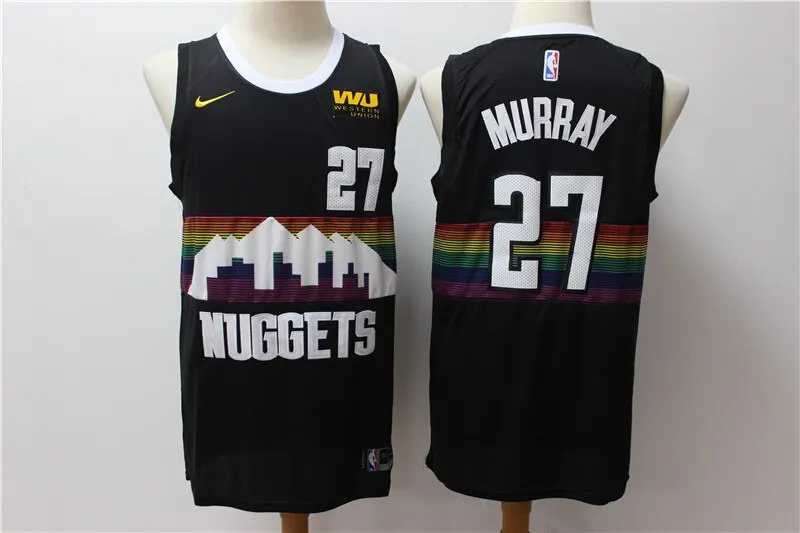 Nikola Jokic #15 Denver Nuggets Basketball Trikots Jersey Stitched City Edition 