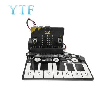 

MICROBIT Piano Expansion Board Micro: Bit Music Development Expansion Board Buzzer RGB Lights
