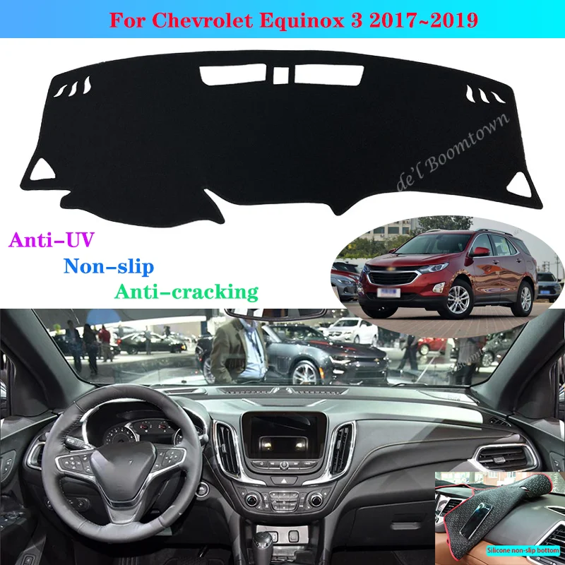 Крышка приборной панели автомобиля коврик для Chevrolet Equinox 3 2017 2018 2019 MK3 авто