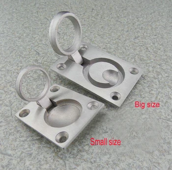 

304 steel hiden ring invisible puller pull ring embedded pull Cabinet Move Sliding door marine ship yacht square floor buckle