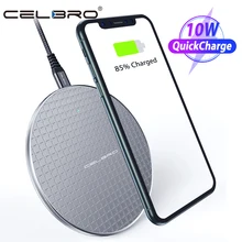 10 Вт QI Беспроводное зарядное устройство зарядная док-станция зарядный телефонный кабель Led для sony Xperia XZ2 Premium XZ3 NEXUS 6 5 4 zte AXON 10 Pro 5G