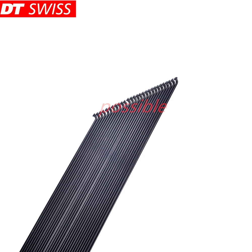 Bicycle spokes DT Swiss Champion 2.0 round spokes J-bend/straight pull head black bicycle with copper cap,bicycle spokes