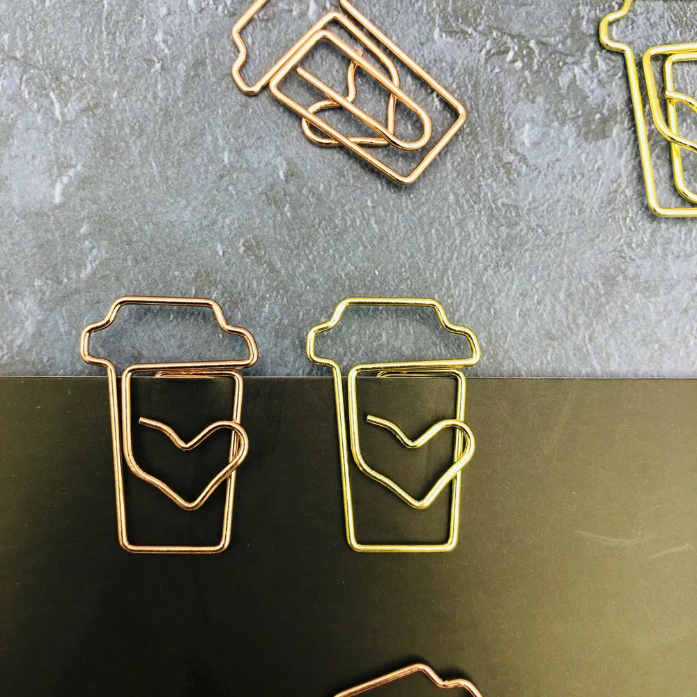 New Premier Coffee Cup Shaped Paper Clips 