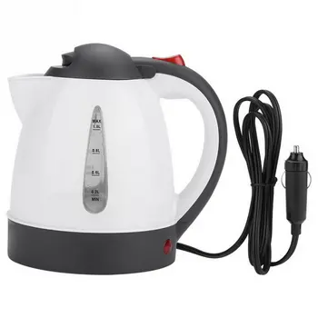 

Car Electric Kettle 304 Stainless Steel ABS Insulation Anti-Scald Car Travel Coffee Pot Tea Heater Boiling Water