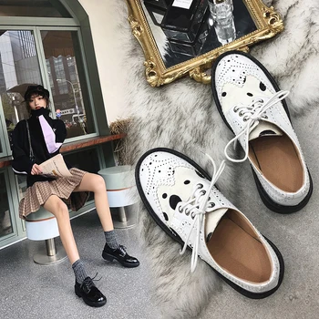 

New Genuine Leather shoes Women Single shoes Fashion length 22-26cm ladies Spring Autunm pumps cow leather Martens Suede