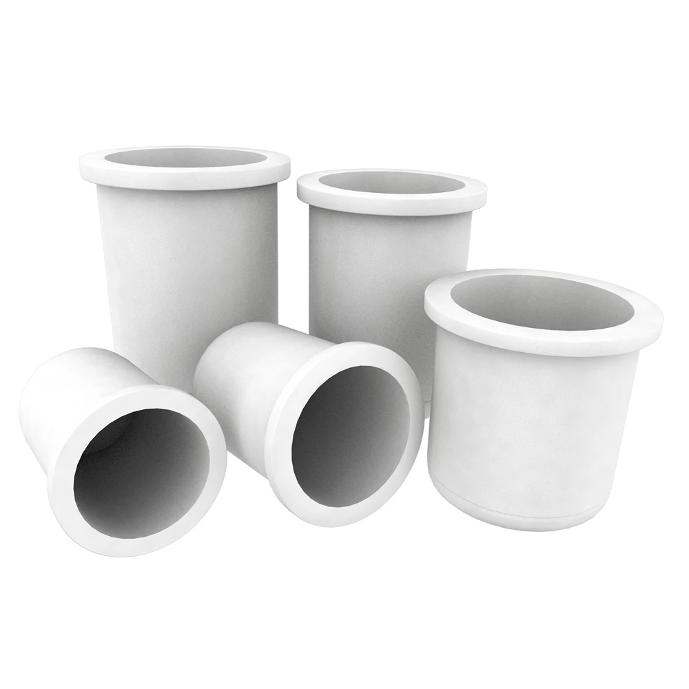 

High-purity Quartz Crucible 1/2/3/4/5KG Melting for High-temperature Metal Gold Silver Scrap Cup Casting Mold Smelting Tools