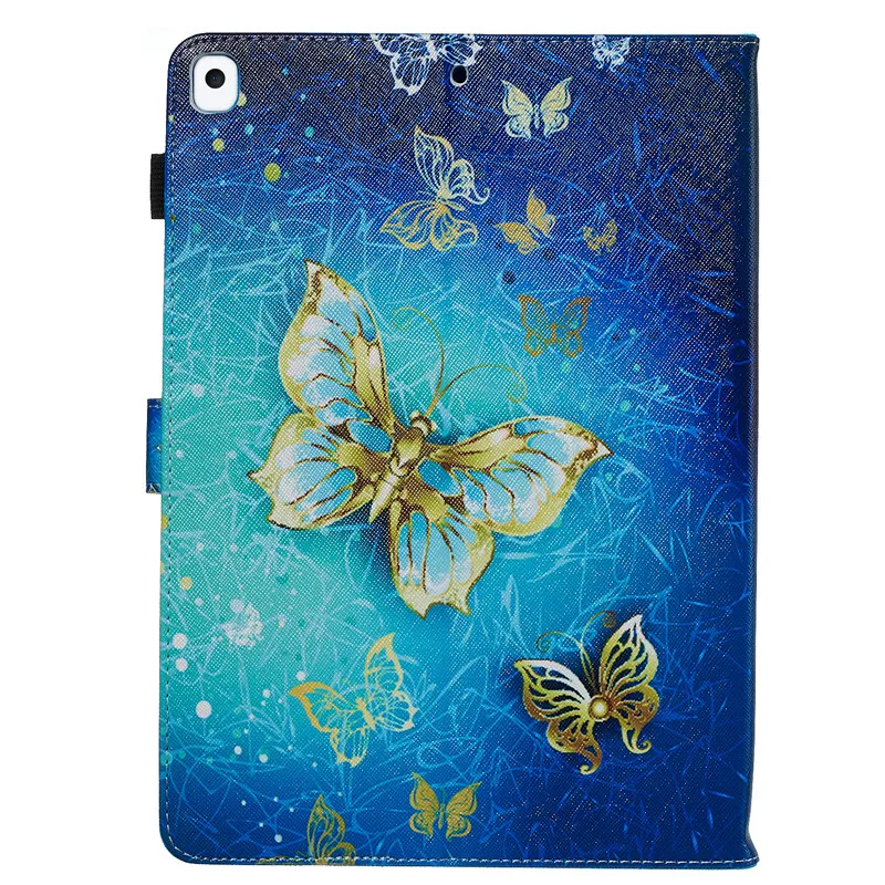 Wekays Coque для iPad 10,2 с рисунком бабочка кожаный чехол для iPad 10,2 7th поколения A2200 A2198 A2232 крышка чехол s