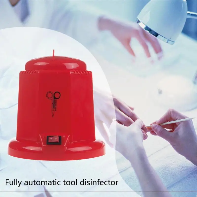Стерилизатор для украшения ногтей высокотемпературный стерилизатор коробка инструменты для ногтей дезинфекция коробка стерилизатор для ногтей маникюрные инструменты 220-240 В