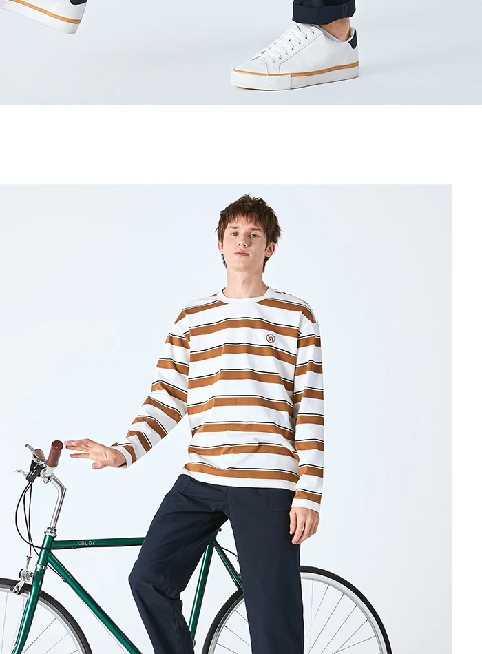 Semir повседневные мужские брюки Новая Осенняя Корейская версия свободные прямые мужские брюки молодежные однотонные брюки