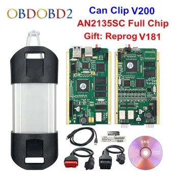 

Best AN2135SC/AN2131QC Full Chip For Can Clip V200 + Reprog V181 Auto Diagnostic Tool Gold PCB For Can Clip Cars 1998-2020