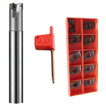 

Set Carbide Inserts Milling Cutter Indexable face APMT1604 Metalworking