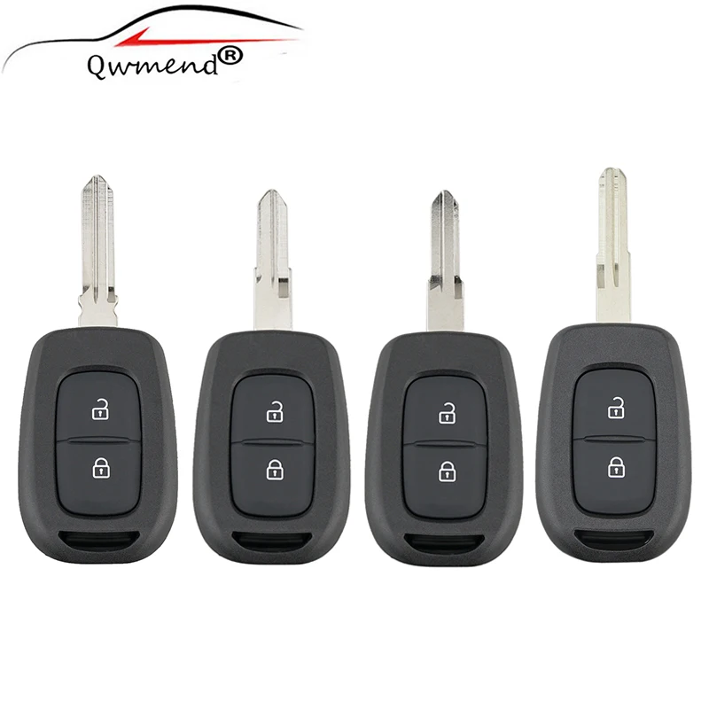2 Buttons Car Remote Key Shell for Renault Sandero Dacia Logan Lodgy Dokker Duster 2016 for Renault Car Key Case xnrkey remote car key samrt key for renault sandero dacia logan lodgy dokker duster trafic clio4 master 2 buttons pcf7961m chip