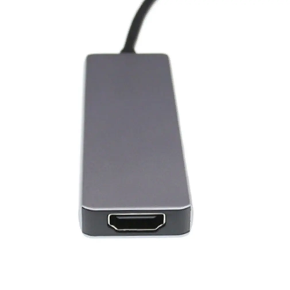 Тонкий USB C концентратор тип C к HDMI 4K UHD адаптер Micro S D кардридер кабель TF адаптер сплиттер для Macbook Pro