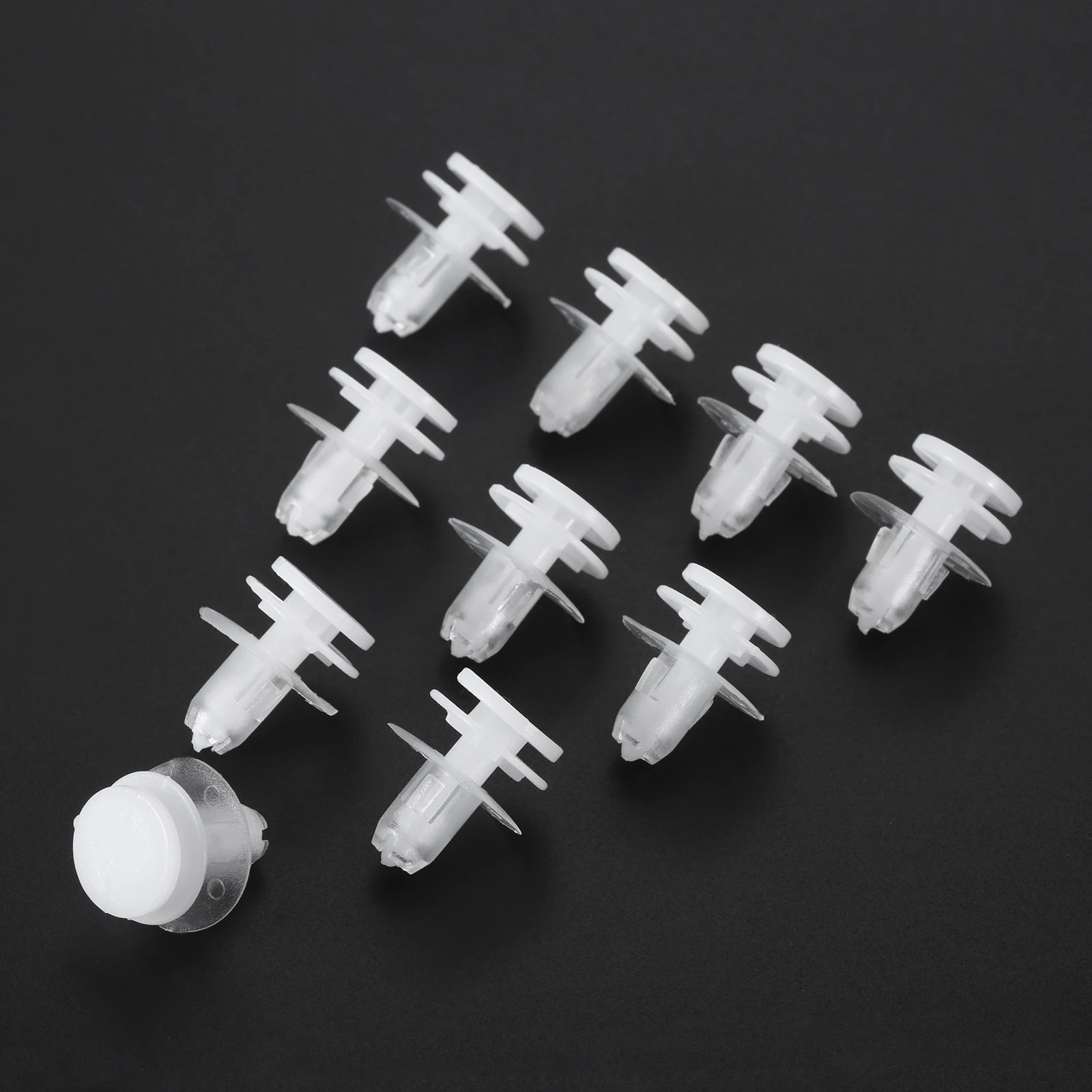 10Pcs Nylon Door Panel Push Type Retainer Clips 6505539-AA for
