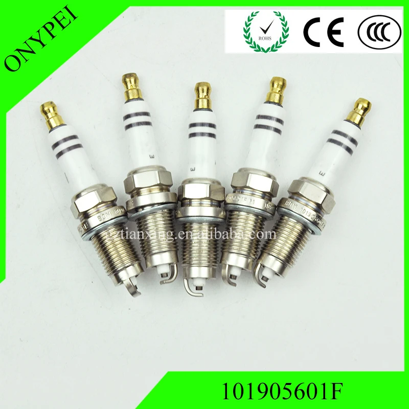 5 шт. 101905601F FR7HE02 Авто Вилки двигателя свечи зажигания для SEAT SKODA FR7HC FR7HC+ 101905617 101 905 601 F