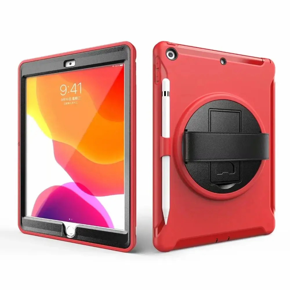 

BuzzLee for Apple iPad 10.2 inch 2019 / 2020 Tablet Case Rugged Duty Tablet Stand Protective Cover w/ Pencil Holder
