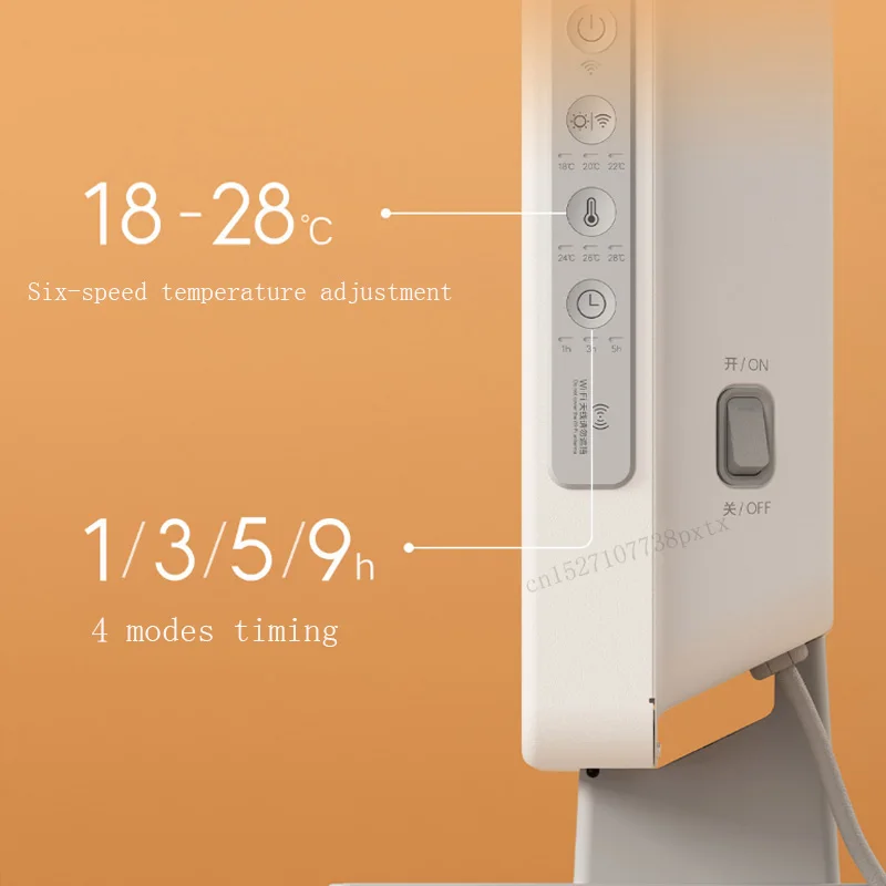 Умный электрический обогреватель Xiaomi Mijia KRDNQ03ZM, вентилятор с подогревом воздуха, водонепроницаемый домашний обогреватель для ванной комнаты 2200 Вт, работает с приложением Mijia