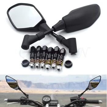 

Motorcycle universal rearview mirror 8 10mm rearview mirror side mirror for Kawasaki ZZR600 ZX6R ZX636R ZX6RR ZX9R ZX10R Z1000