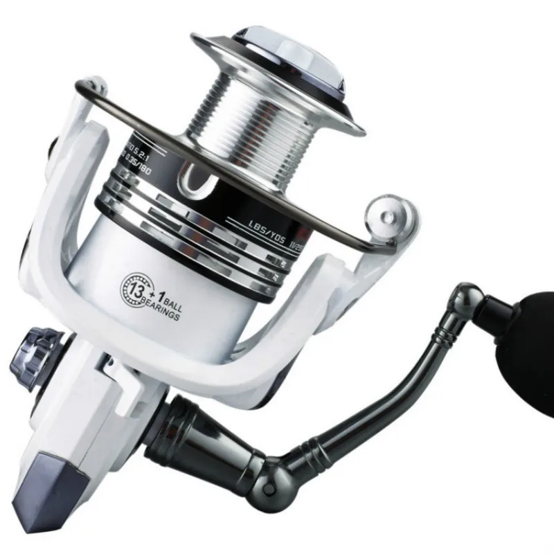 Metal Coil Fishing Reel 13 + 1BB HC1000-7000 Carp Spinning With Exchangeable Handle For Fly Stream | Спорт и развлечения