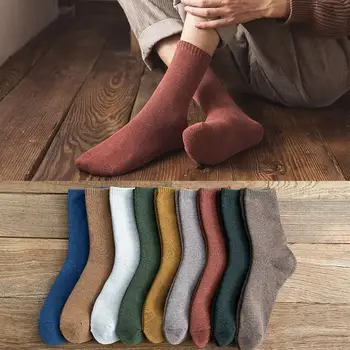 

5pairs/lot Autumn Winter Warm Men Socks Below Zero Resist Cold Colorful Towel Socks For Men Super Thicken Pile Socks Dropshippin