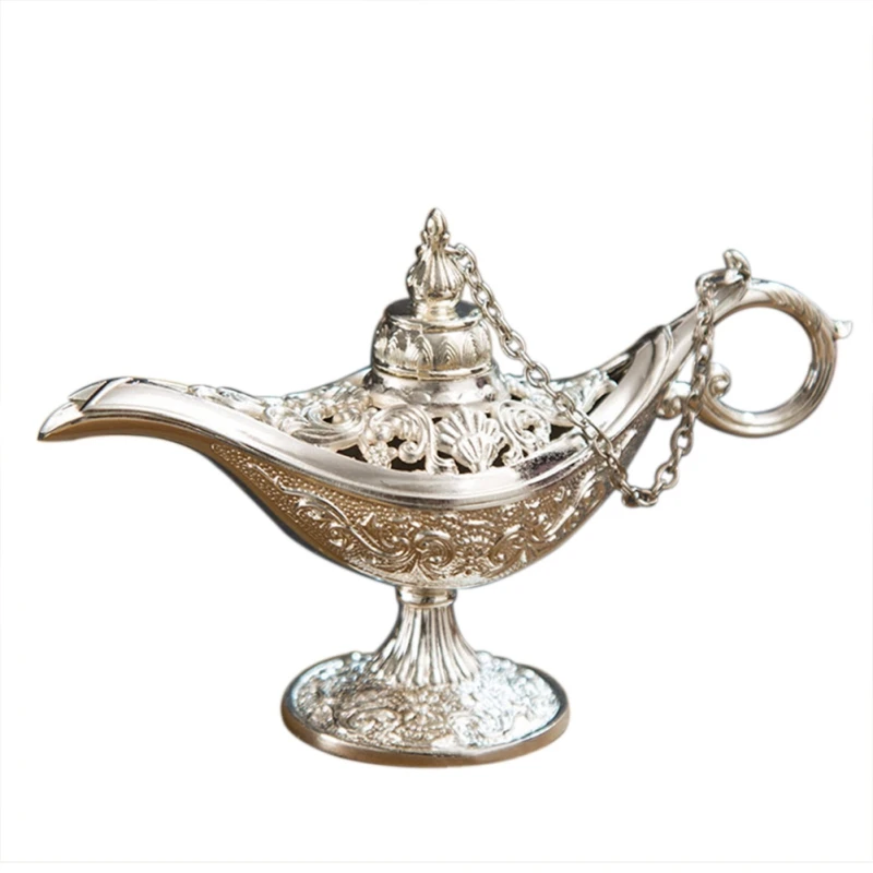 Ретро традиционный полый Сказочный волшебный светильник чайный горшок лампа джинна старинная игрушка для домашнего декора