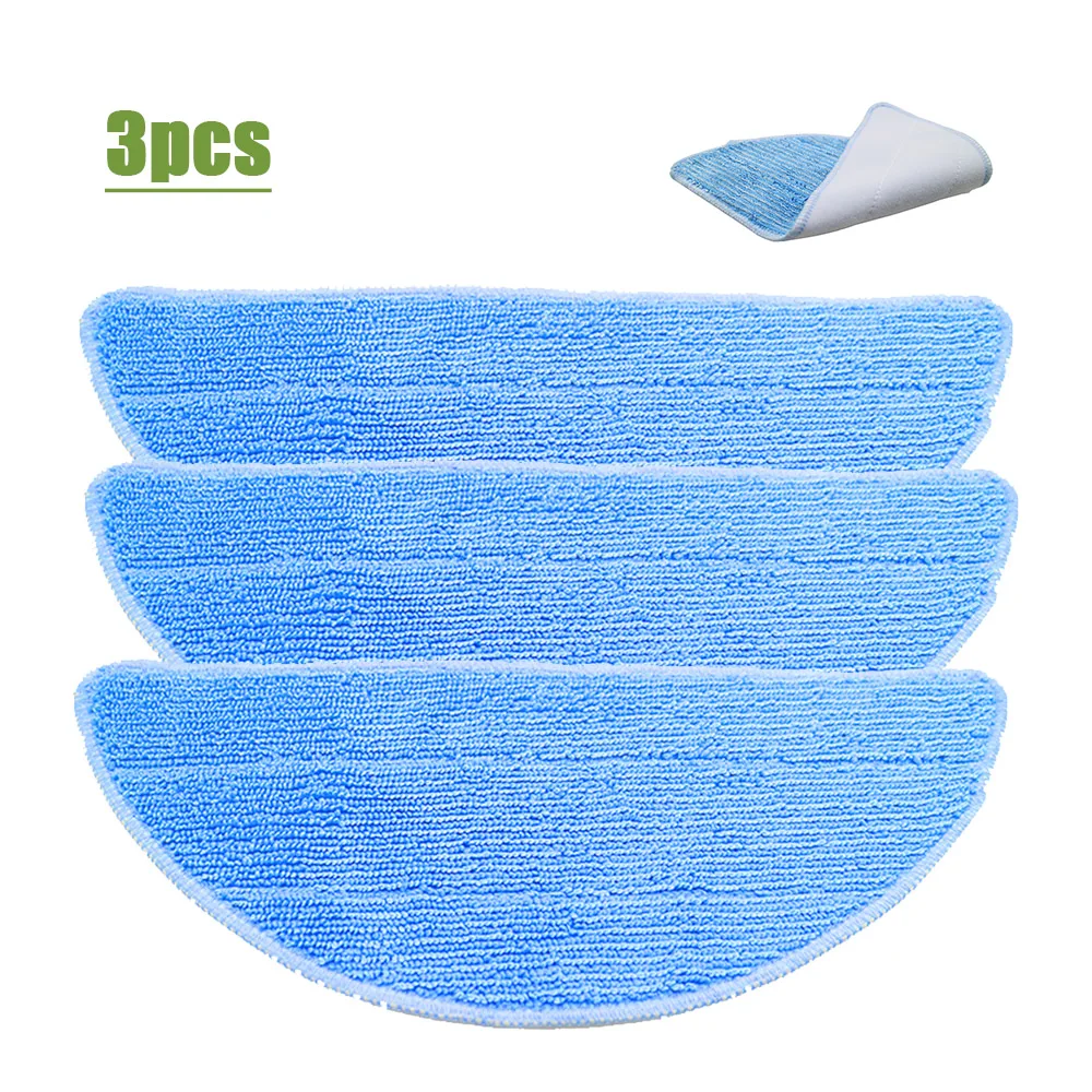 

3Pcs vacuum cleaner Wet and dry parts mop replacement mop cloths for ilife v3S/v3L/v3s pro/v5/v5s/v5s pro/x5/v50/55 robot
