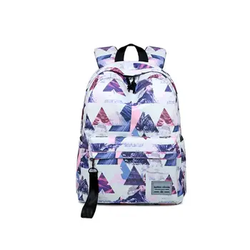 

Women Nylon Backpack Large Capacity Daypack Travel Bookbag for Teenagers Girls Schoolbag C90E
