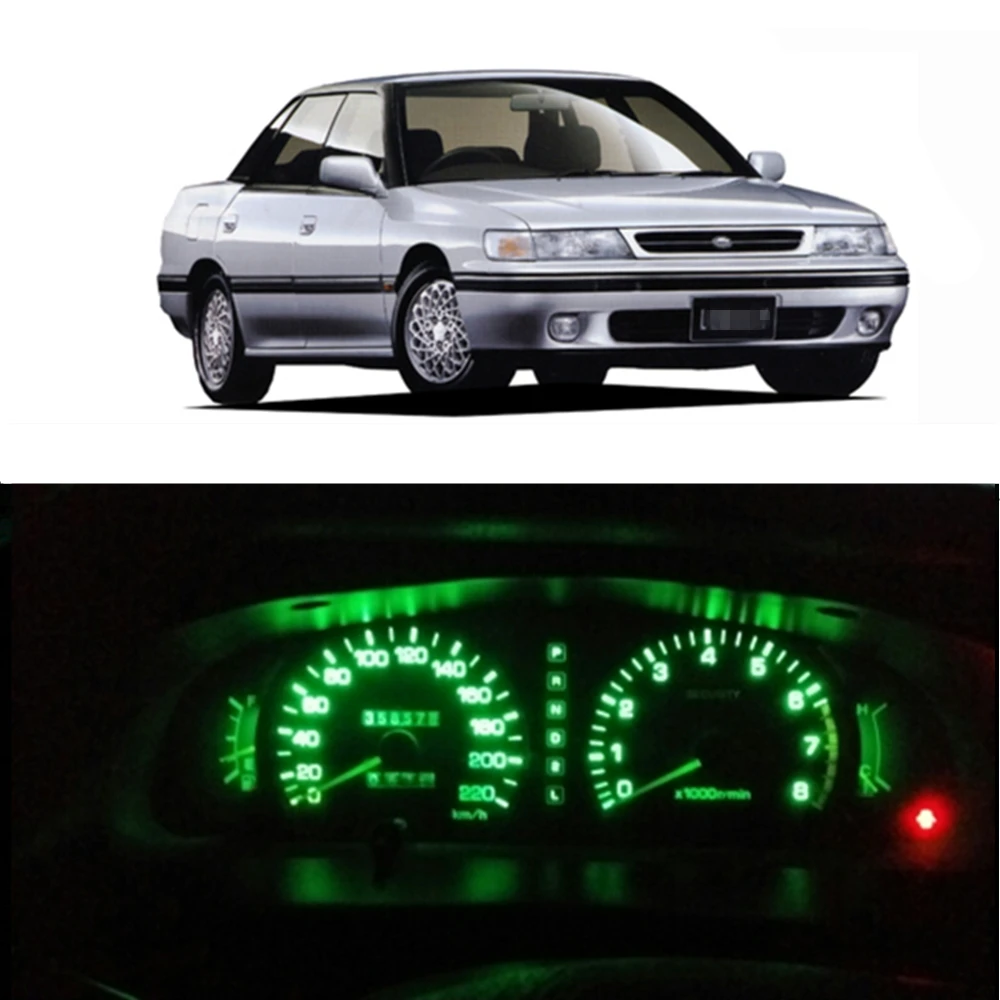 WLJH 16x яркий тире светильник Led полный конверсионный комплект для 1989-1993 Subaru Legacy измерительный датчик кластера Спидометр Предупреждение льная лампа