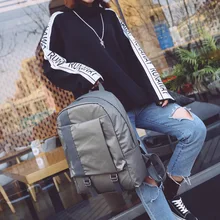 Стильный модный рюкзак в Корейском стиле, Женская универсальная школьная сумка в студенческом стиле, школьная сумка большой емкости, водонепроницаемая, Com