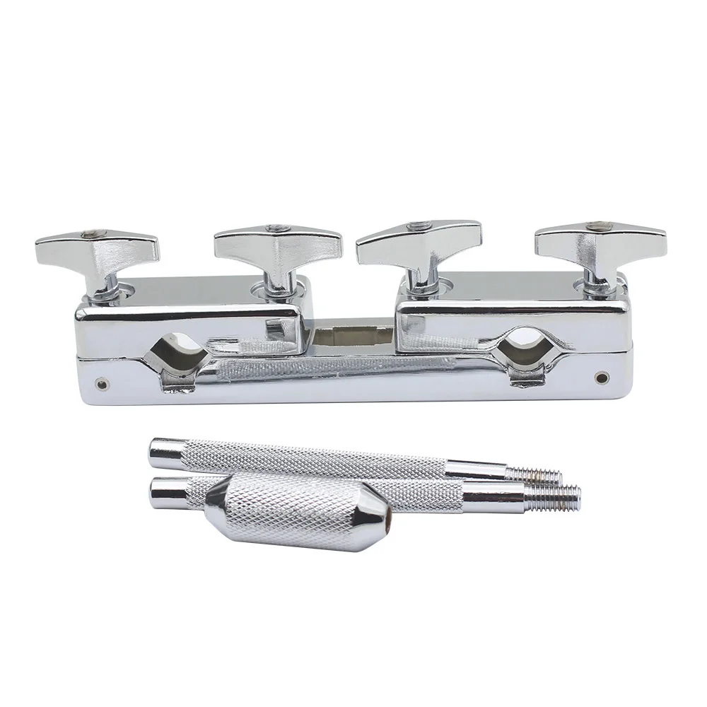 드럼 키트 스탠드 금속 연결 클램프 홀더 브래킷로드 타악기 드럼, 카우벨 스탠드 범용 악기 액세서리