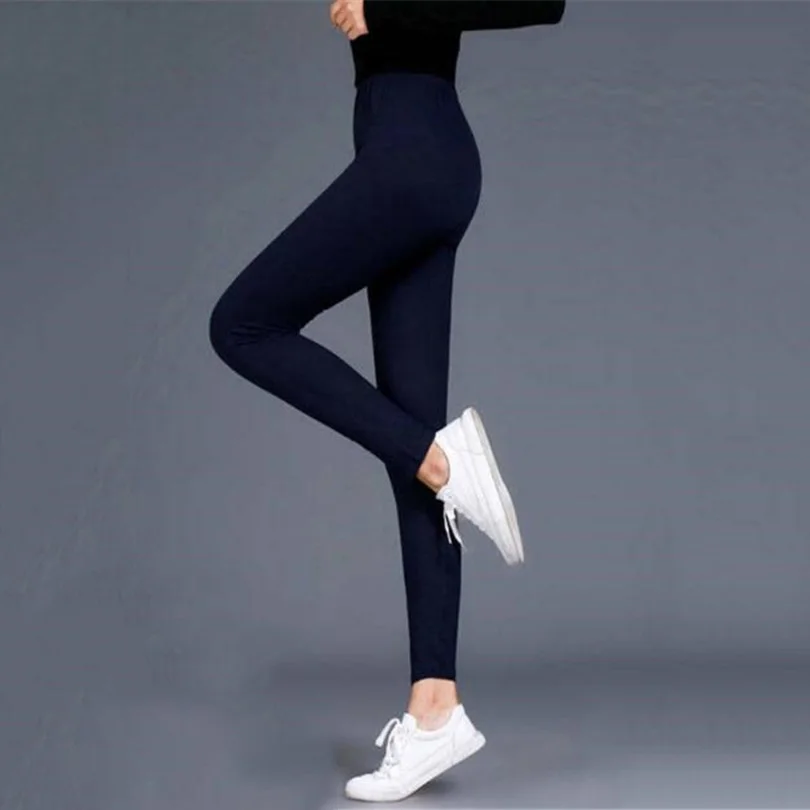 flare leggings YSDNCHI Fitness Leggins Solid Black Push Up Leggings Exercise Women Sport High Waist Trousers Female Elastic Pant Gym leggings