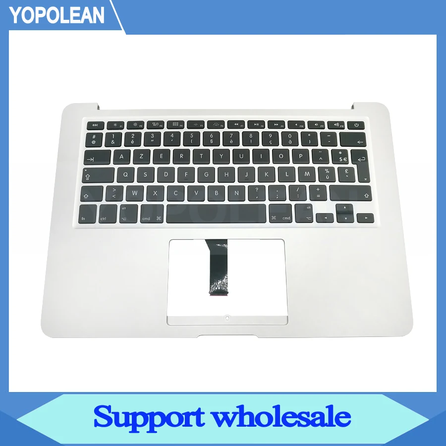 AZERTY Французская клавиатура Topcase Топ чехол Подставка для Macbook Air 1" A1466 2013