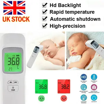 

Pudcoco Free Shipping Digital LCD Thermometer Infrared Forehead Non-touch Baby Adult Temperature Gun