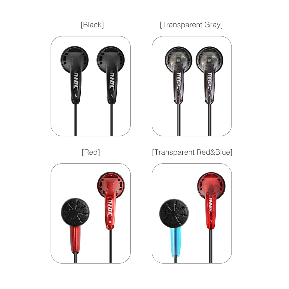 FAAEAL Iris Ancestor 32 ohm In Ear Flat Head Earbuds HiFi Super Bass Earphone 3.5mm Wired Headphones For Xiaomi Smartphones PC
