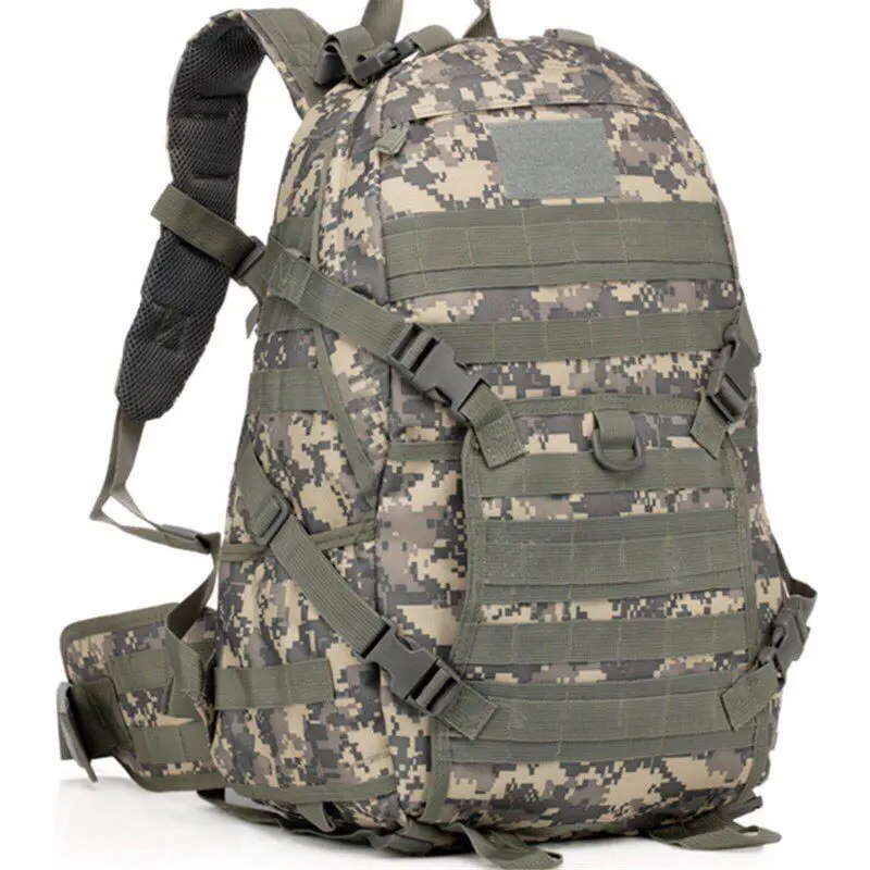 45L уличный спортивный военный тактический альпинистский Рюкзак Molle, походный рюкзак, дорожная сумка