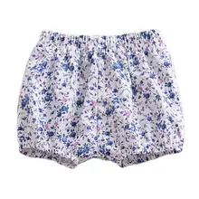 Летние шорты с цветочным принтом в европейском и американском стиле; Детские шорты с цветочным принтом